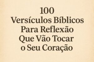 versículos bíblicos para reflexão